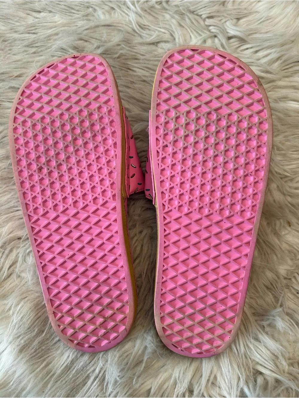VANS x SIMPSONS Limited Edition ‘D'ohnut’ Slides Pink *RARE*